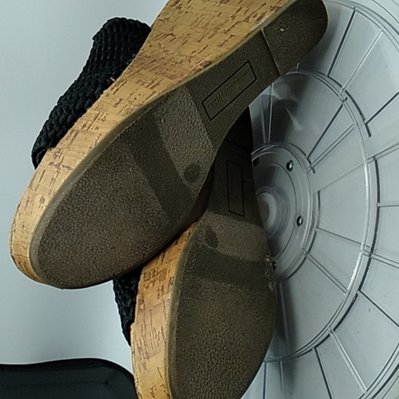 Montego Bay Club 7.5 black wedge mules - Picture 6 of 8